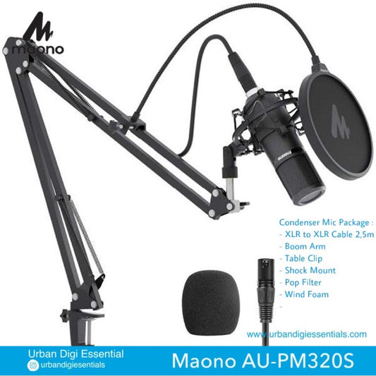 Maono AU-PM320S XLR Condenser Mic Package