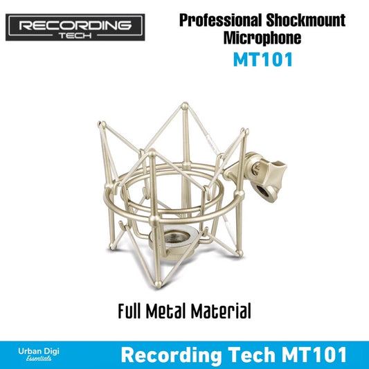 Recording Tech MT101 - Professional Shock Mount Microphone Full Metal