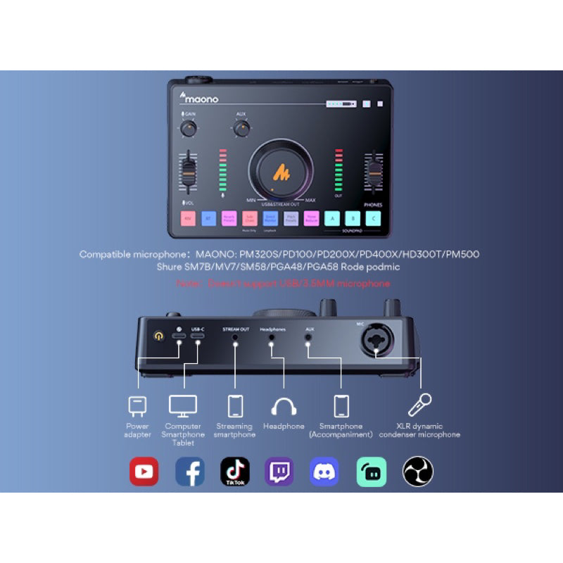 Maonocaster AMC2 Neo - One Stop Streaming Mixer