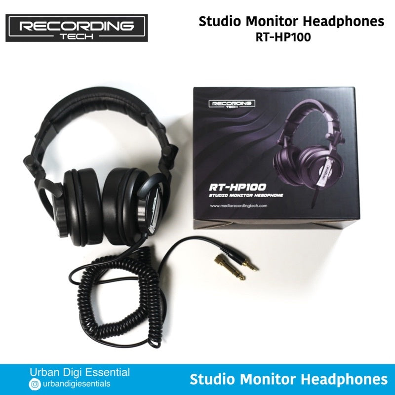 Media Recording Tech RT-HP100 Studio Monitor Headphones