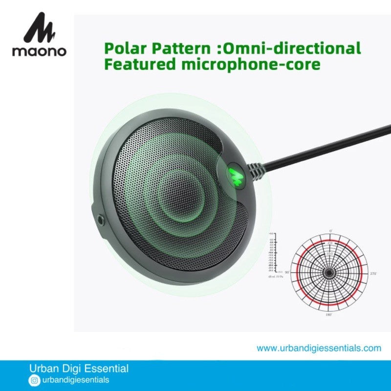 Maono AU BM10 USB Mic Conference Omni-Directional