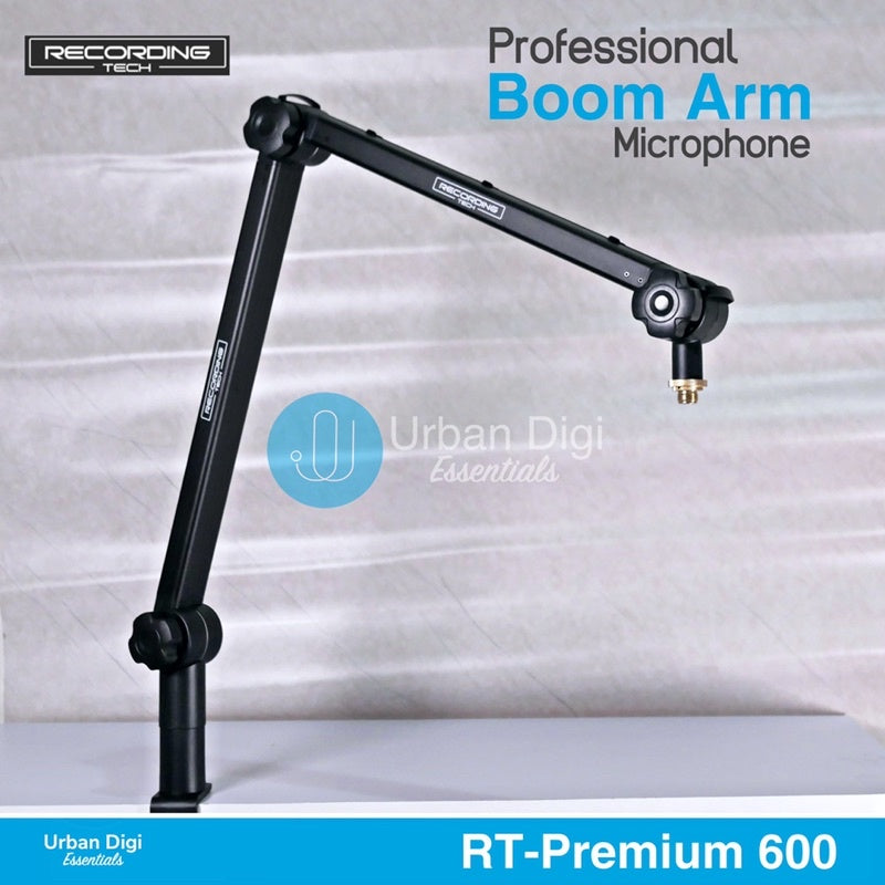 Recording Tech RT Premium 600 - Boom Arm Microphone / Stand Microphone Meja Professional