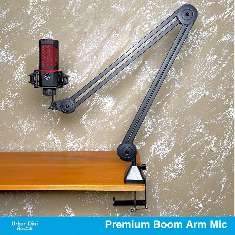 Recording Tech Premium RT 400 - Boom Arm Microphone Stand Professional