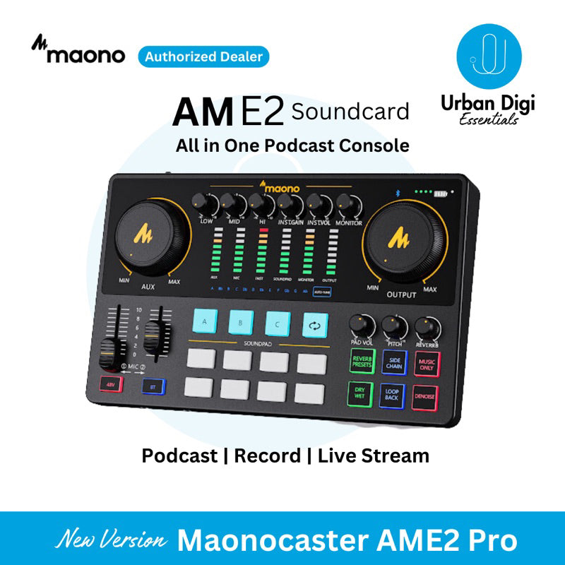 Maonocaster AME2 Pro + Maono PD400X Bundling Package untuk Podcast/Recording/Live Streaming/Voic Over/Gaming