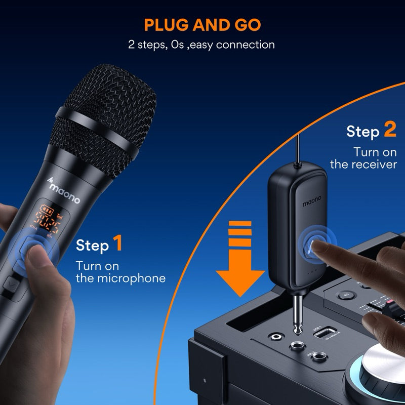 Maono WM760 Series - Wireless Handheld Dynamic Microphone