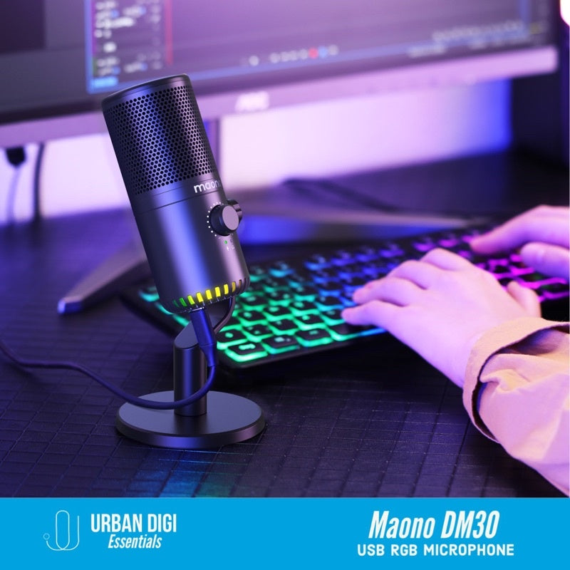 Mic Maono DM30 Microphone for Gaming Recording Podcasting Live Streaming